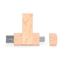 Pendrive Twister DUAL OTG Madera version rapida 3.0