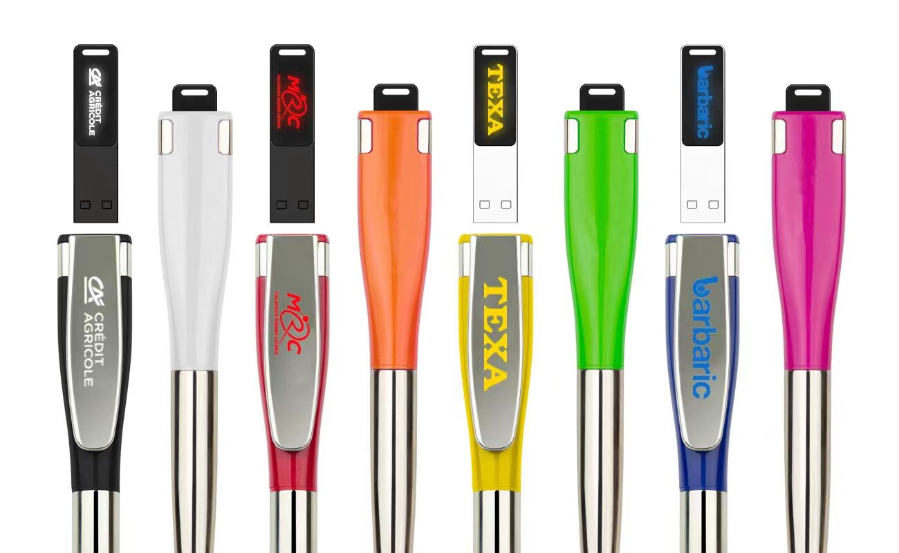 USB Personalizado Con Pendrive Led