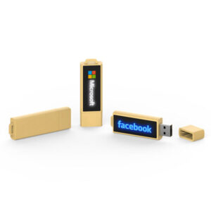 USB Personalizado Luz Led Ecologico