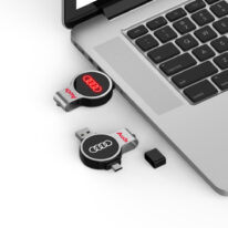 USB Personalizado Circulo Led