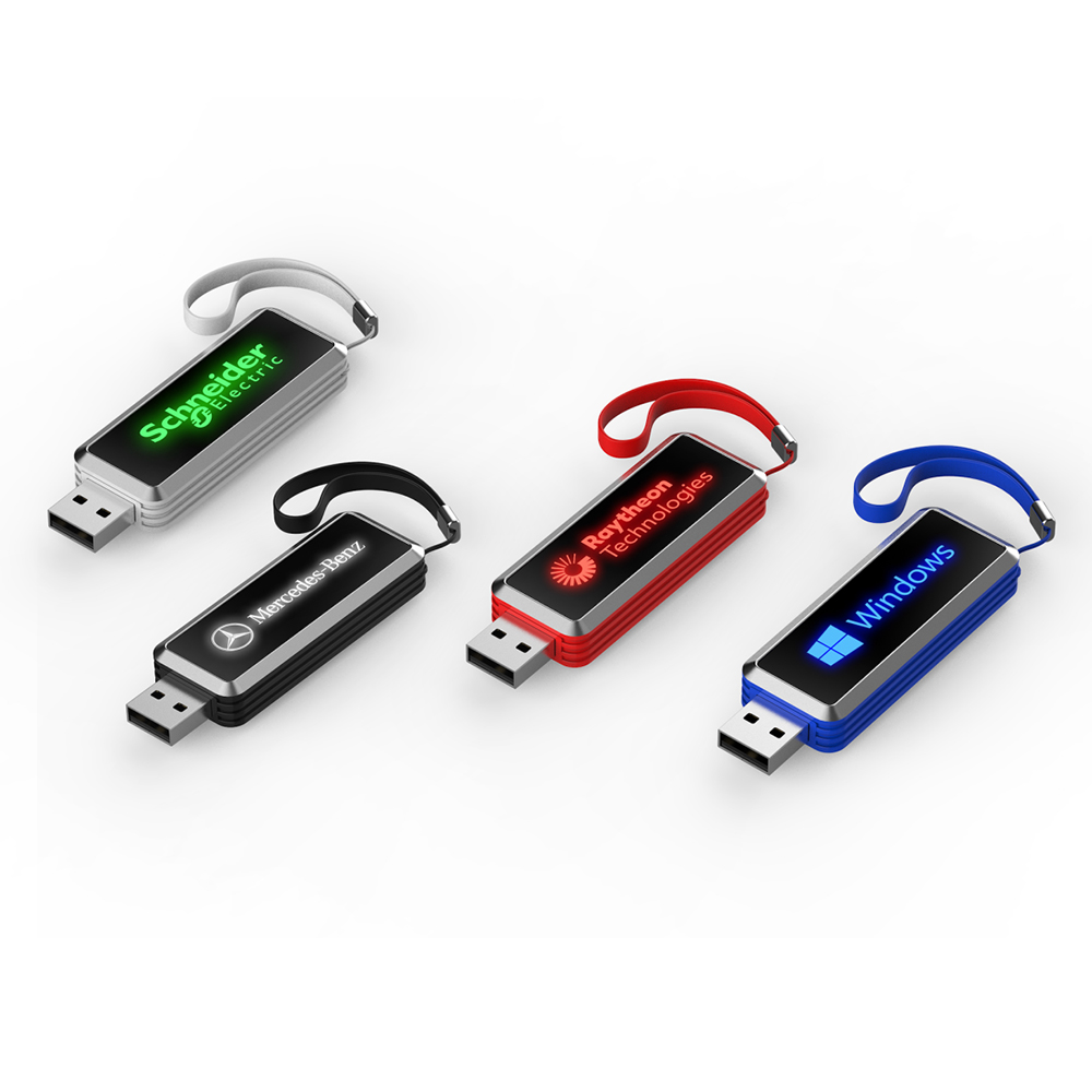 USB Personalizado Logotipo Iluminado Led