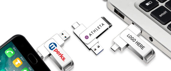 Los Pendrives Personalizados USB-C Con Doble Puerto