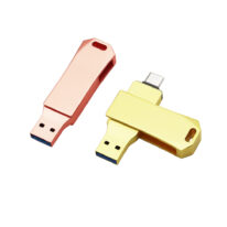 Pendrive Metal DUAL OTG Colores personalizados